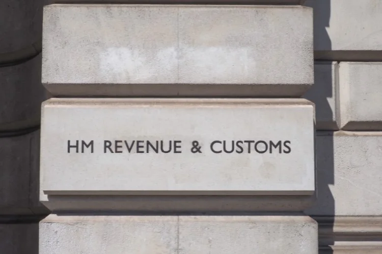 A sign that says hm revenue & customs, indicating the implementation of Making Tax Digital.